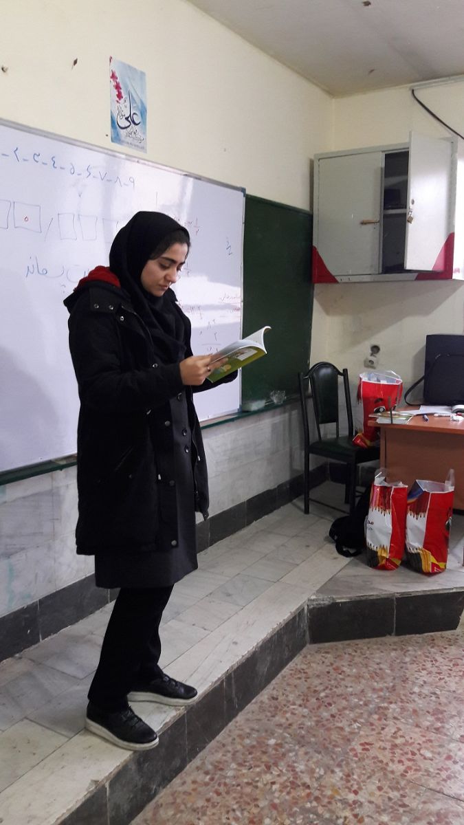 کارگاه آموزشی مدیریت پسماند و تفکیک از مبدا در مدرسه پسرانه شهید منتظری